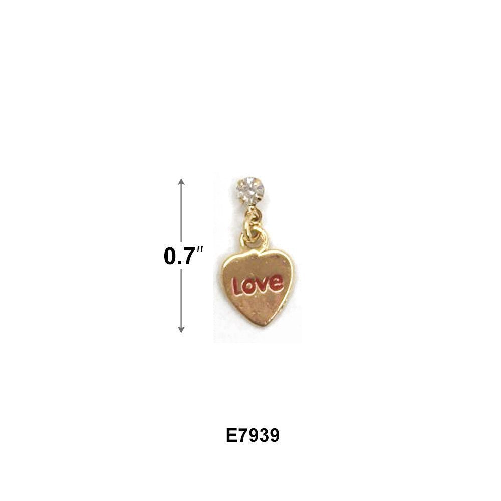 Love Earrings E 7939