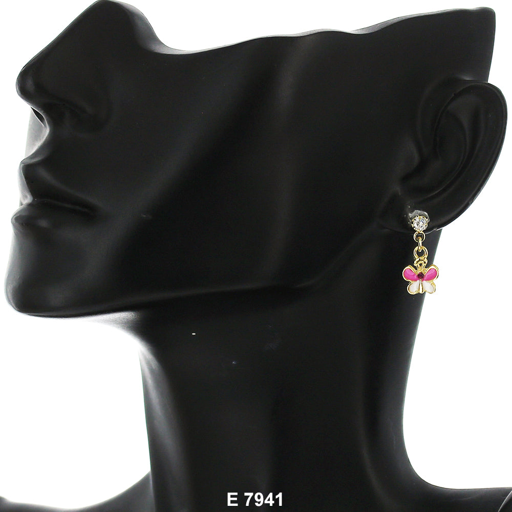 Butterfly Stud Earrings E 7941