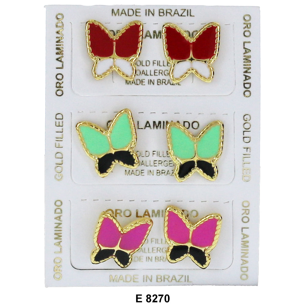 Butterfly Stud Earrings E 8270
