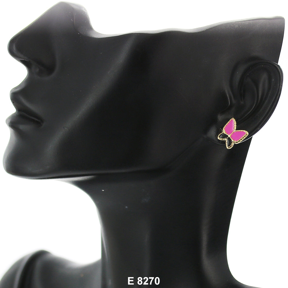 Butterfly Stud Earrings E 8270