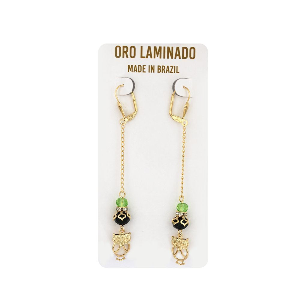 Beads Owl Duck Paw Earrings E 8349
