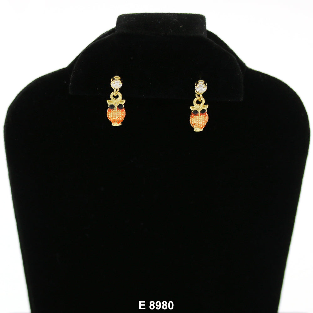 Owl Stud Earrings E 8980