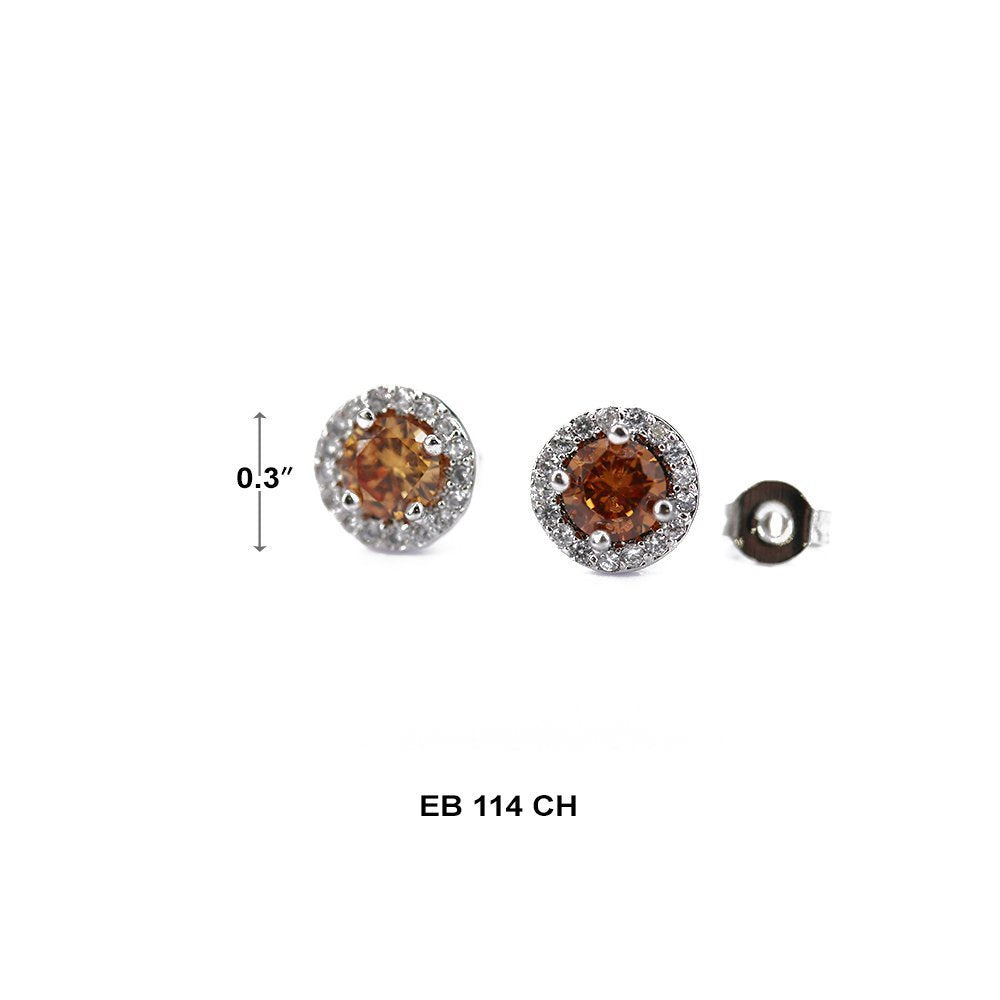 Aretes de 6 MM CZ EB 114 CH