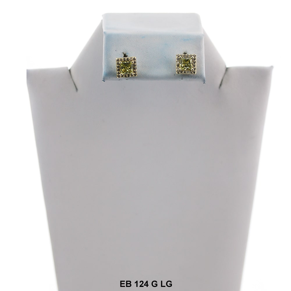 5 MM CZ Stud Earrings EB 124 (G) LG