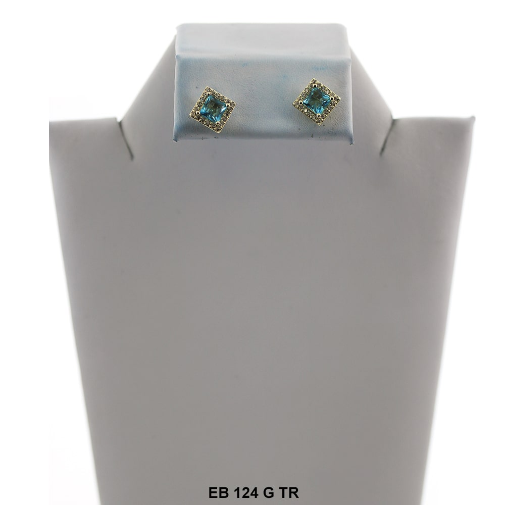 5 MM CZ Stud Earrings EB 124 (G) TR