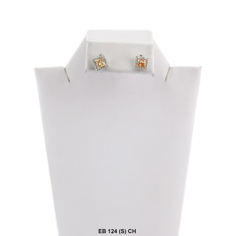 5 MM CZ Stud Earrings EB 124 (S) CH