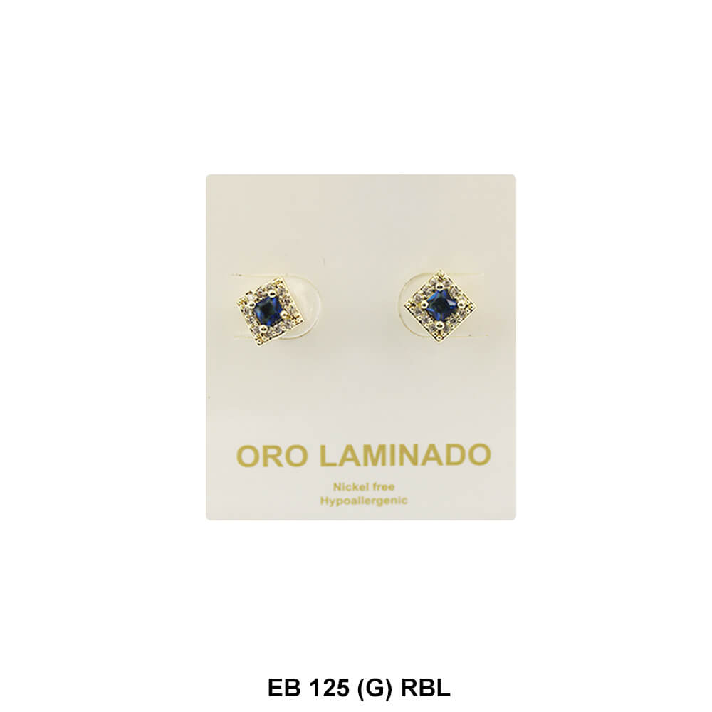 3 MM CZ Stud Earrings EB 125 (G) RBL