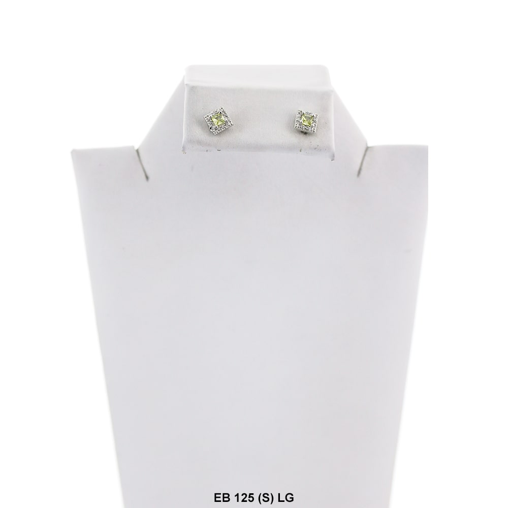 3 MM CZ Stud Earrings EB 125 (S) LG