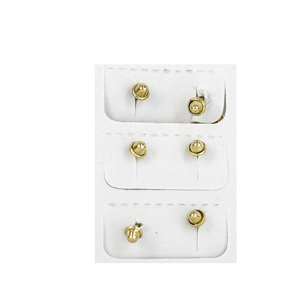 15 MM Milagrosa Screwback Earrings EB 14