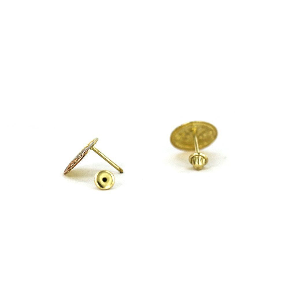 10 MM Centinario Screwback Earrings EB 18