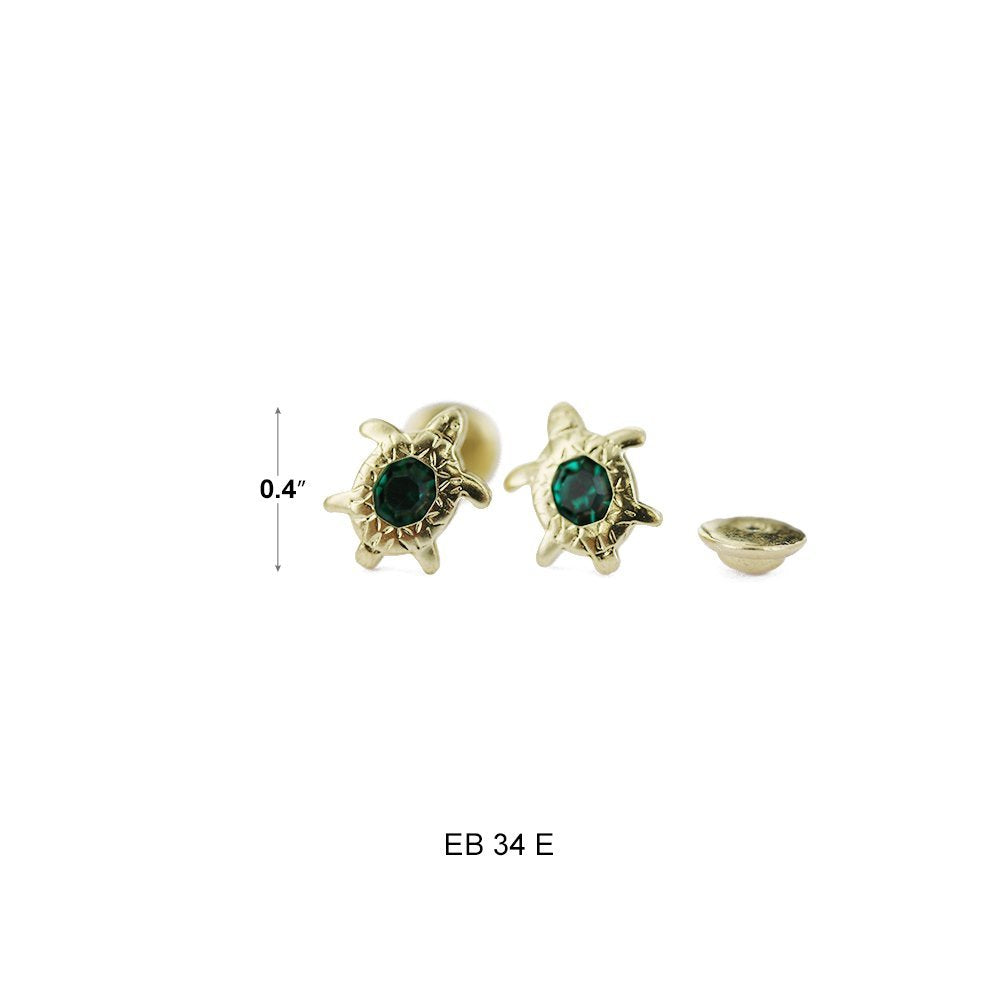 Turtle Stud Earrings EB 34 E