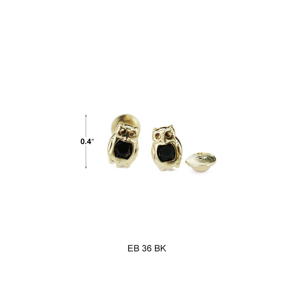 Pendientes Búho EB 36 BK