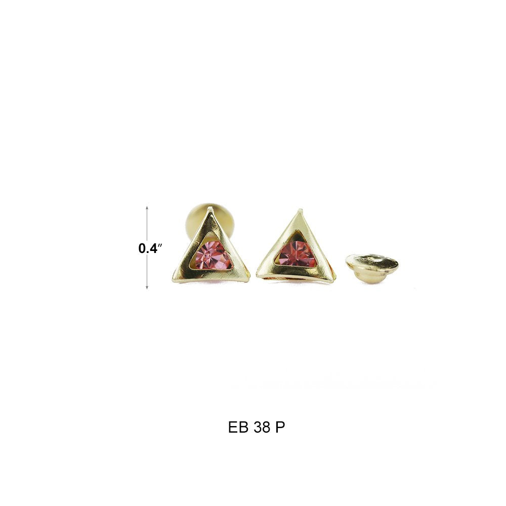 Triangle Stud Earrings EB 38 P