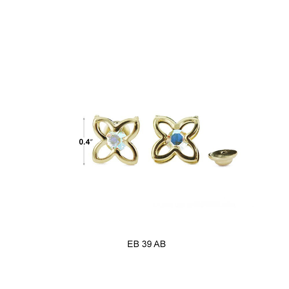 Pendientes Bolitas Flor EB 39 AB