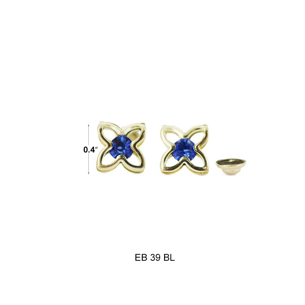 Flower Stud Earrings EB 39 BL