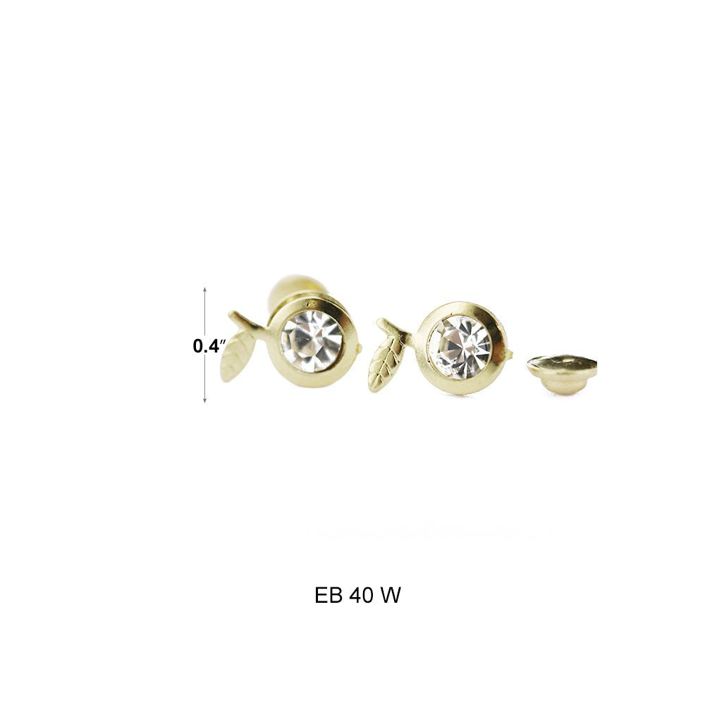 Pear Stud Earrings EB 40 W