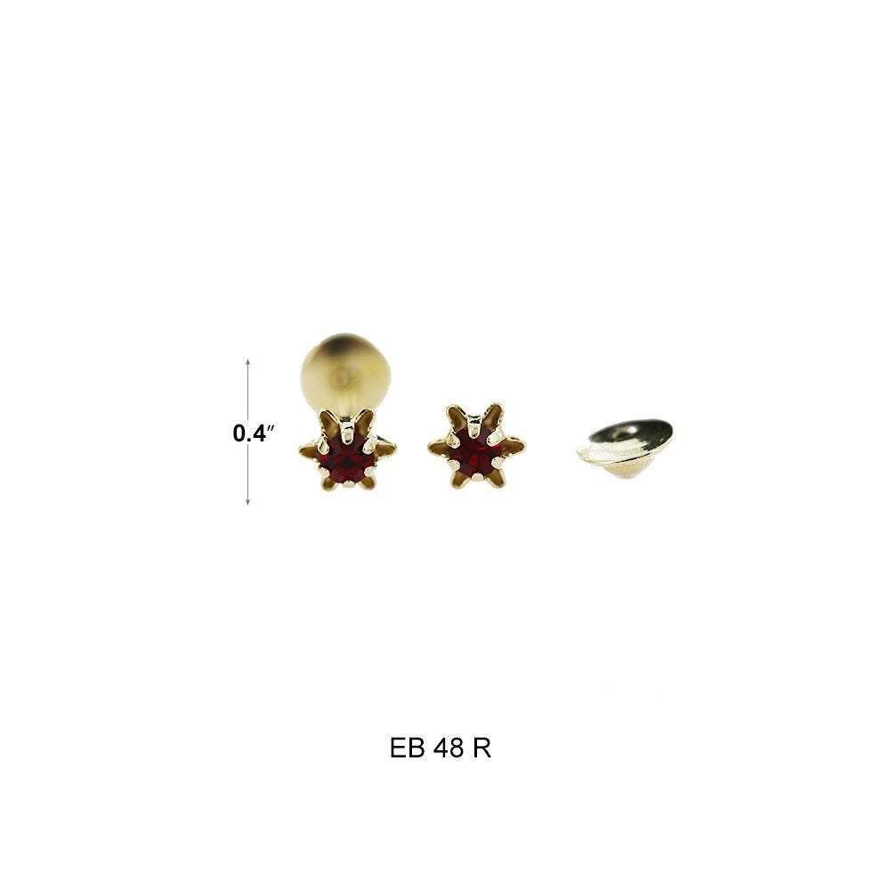 Star Stud Earrings EB 48 R