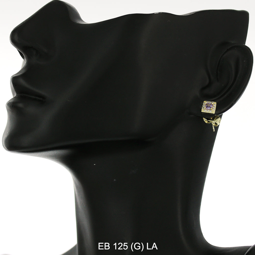 3 MM CZ Stud Earrings EB 125 (G) LA