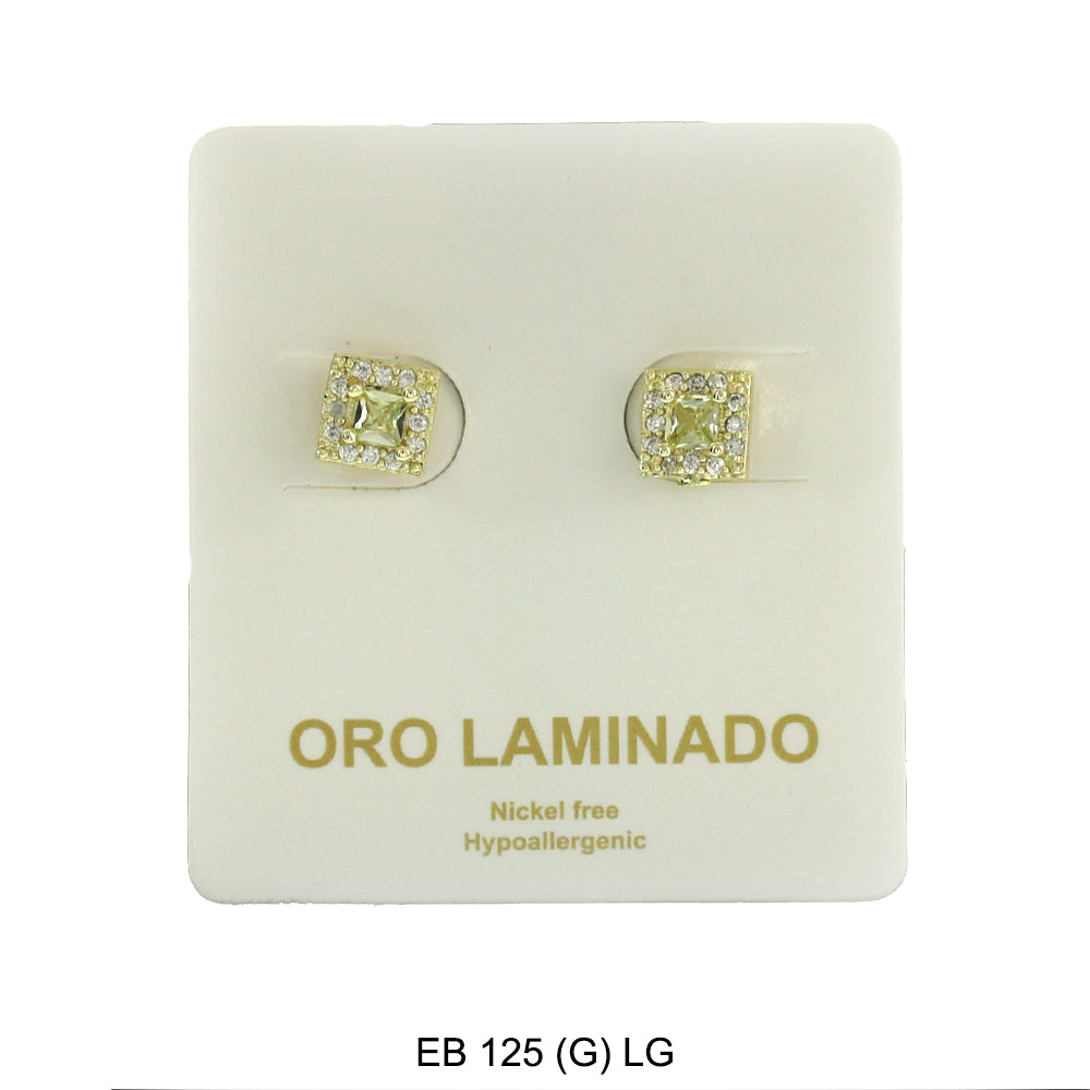 3 MM CZ Stud Earrings EB 125 (G) LG