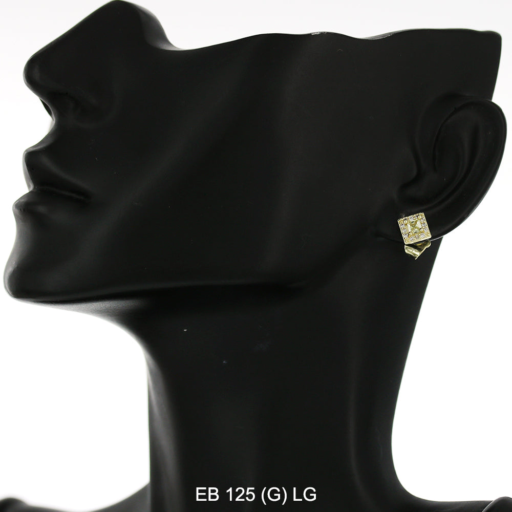3 MM CZ Stud Earrings EB 125 (G) LG