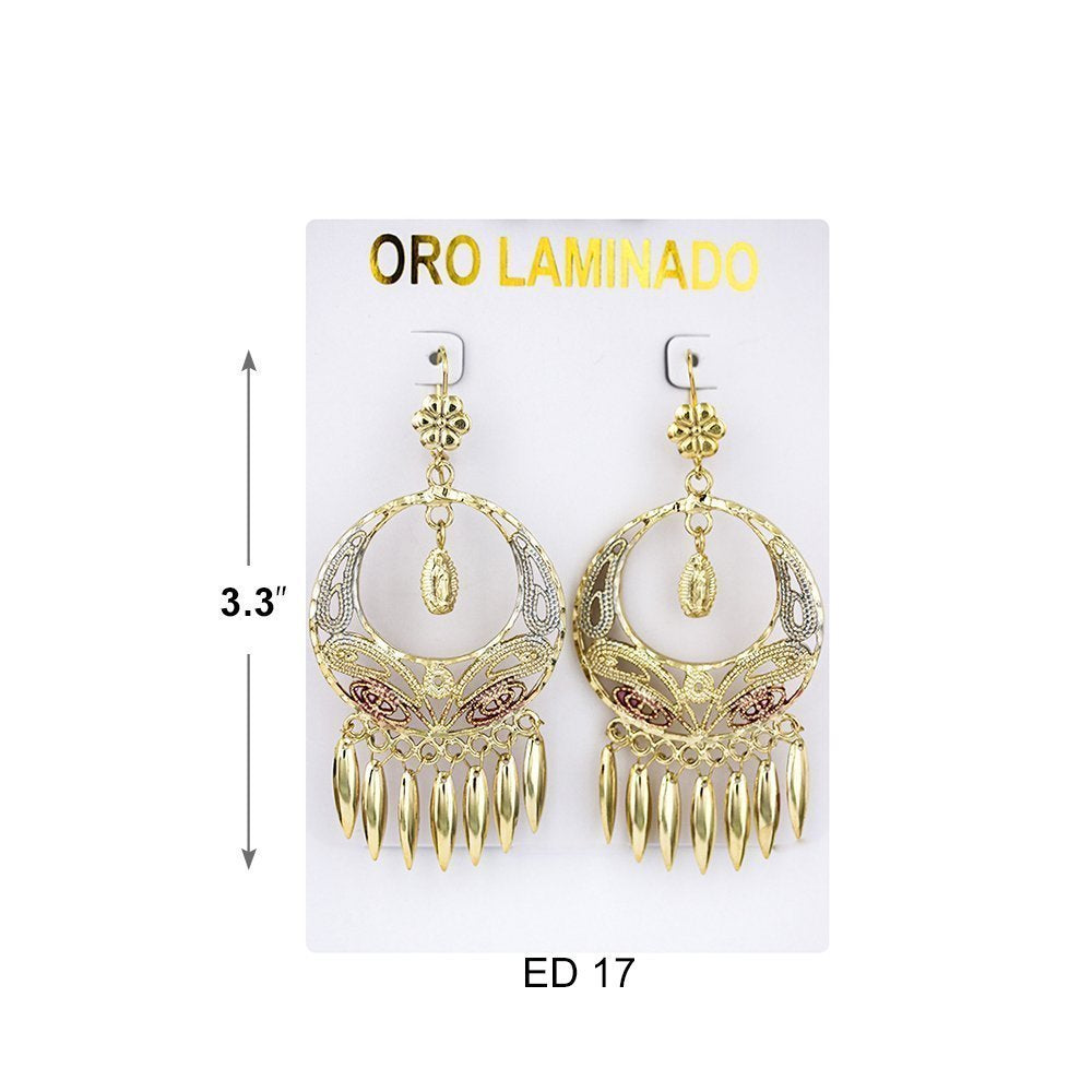 Guadalupe Round Dream Catcher Earrings ED 17