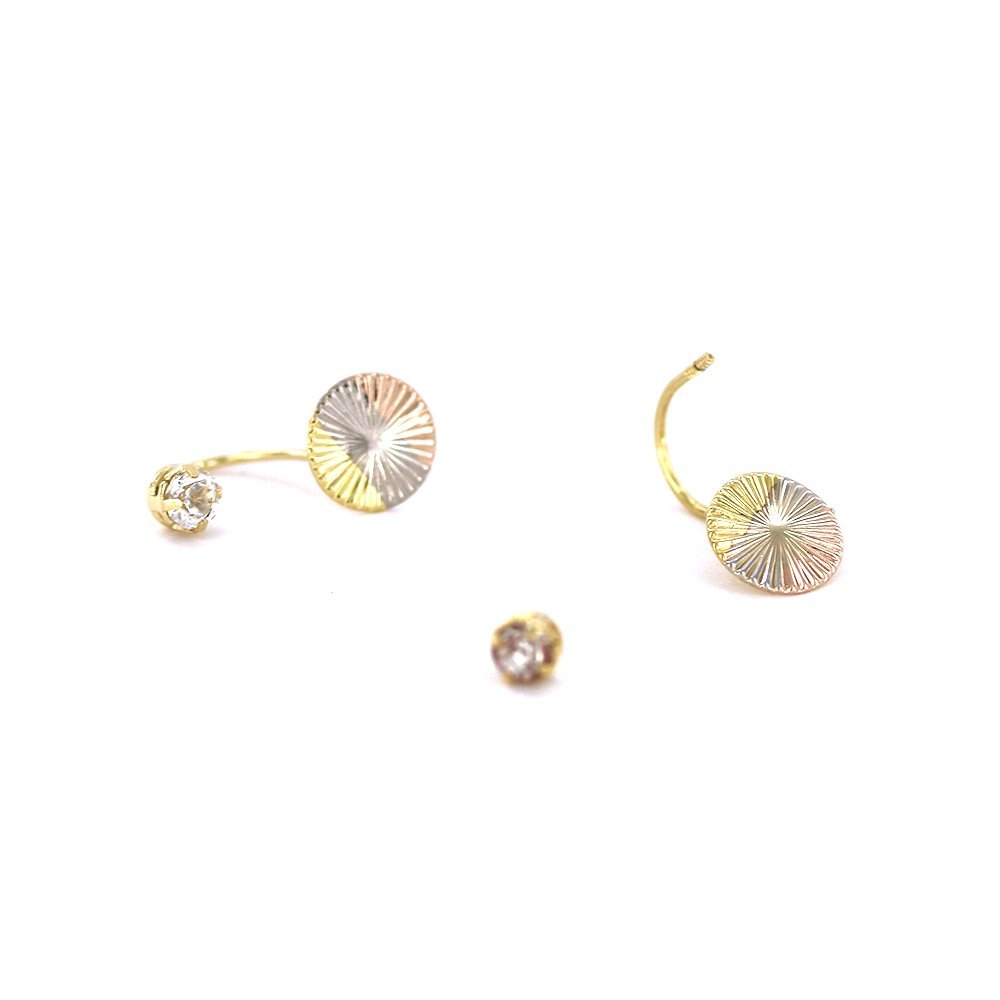 10 MM Round Telephone Earrings ET 100