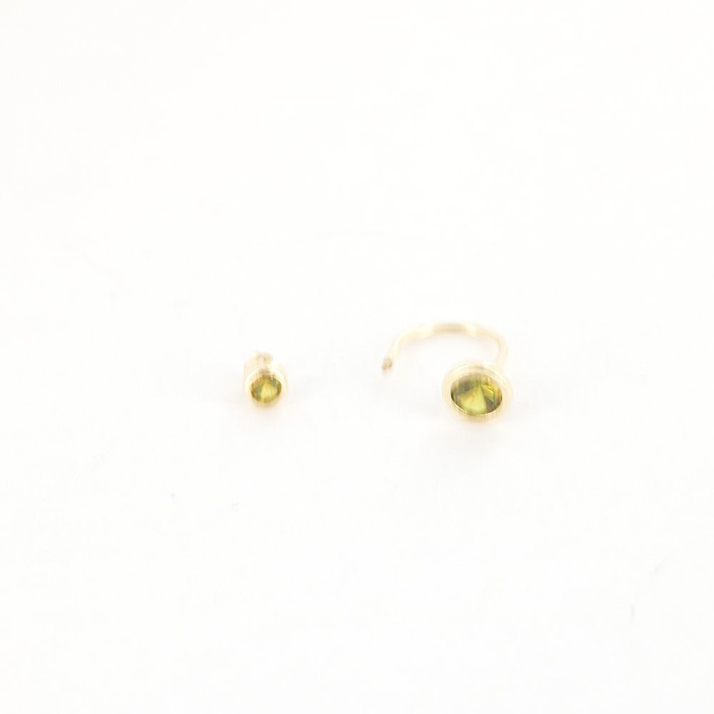 Birth Stone Telephone Earring ET 169 G