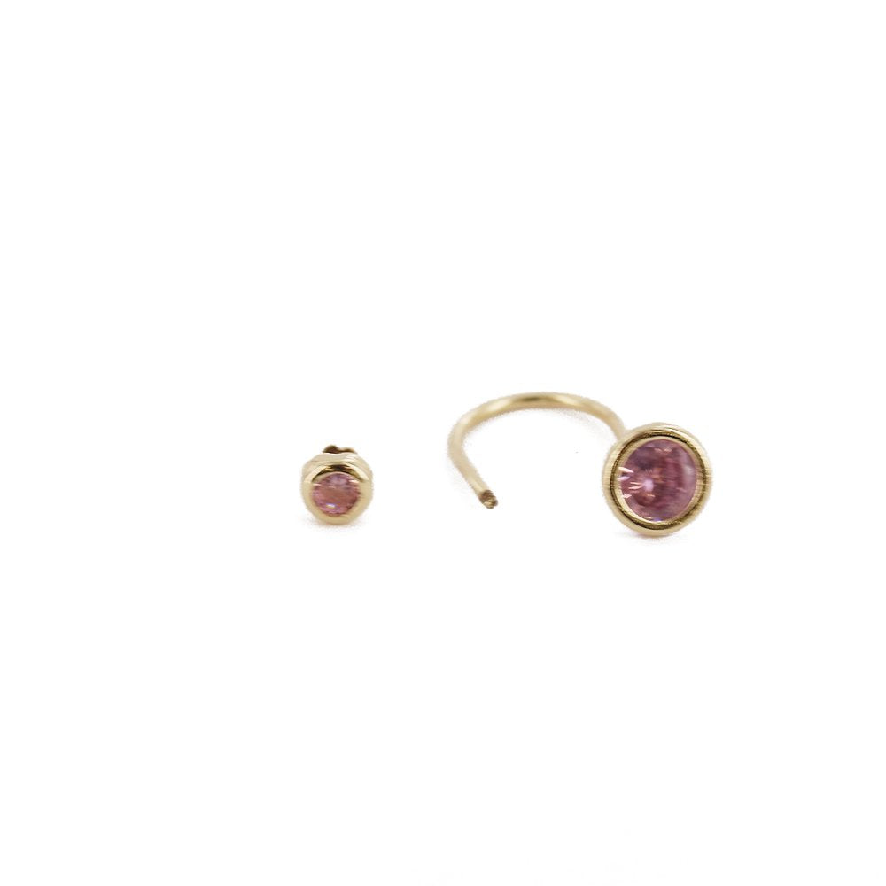 Birth Stone Telephone Earring ET 169 P