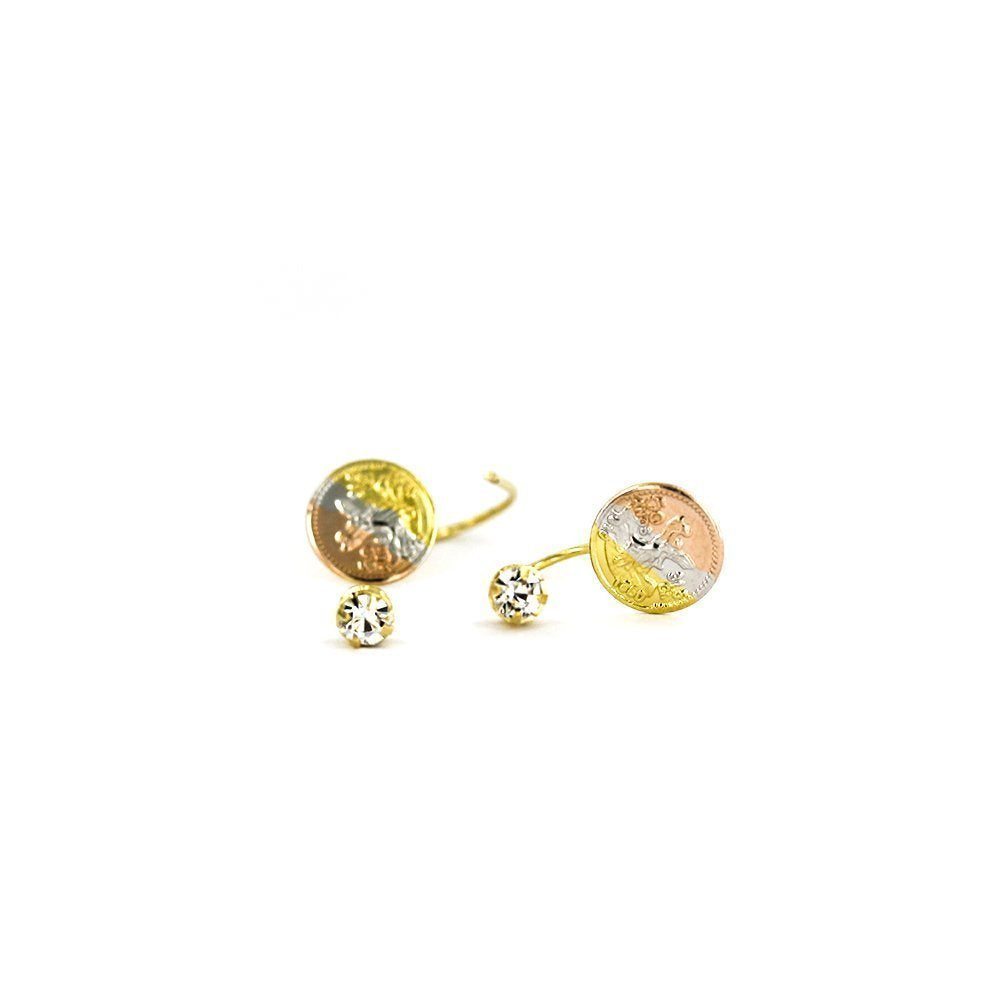 10 MM Centinario Telephone Earrings ET 18A