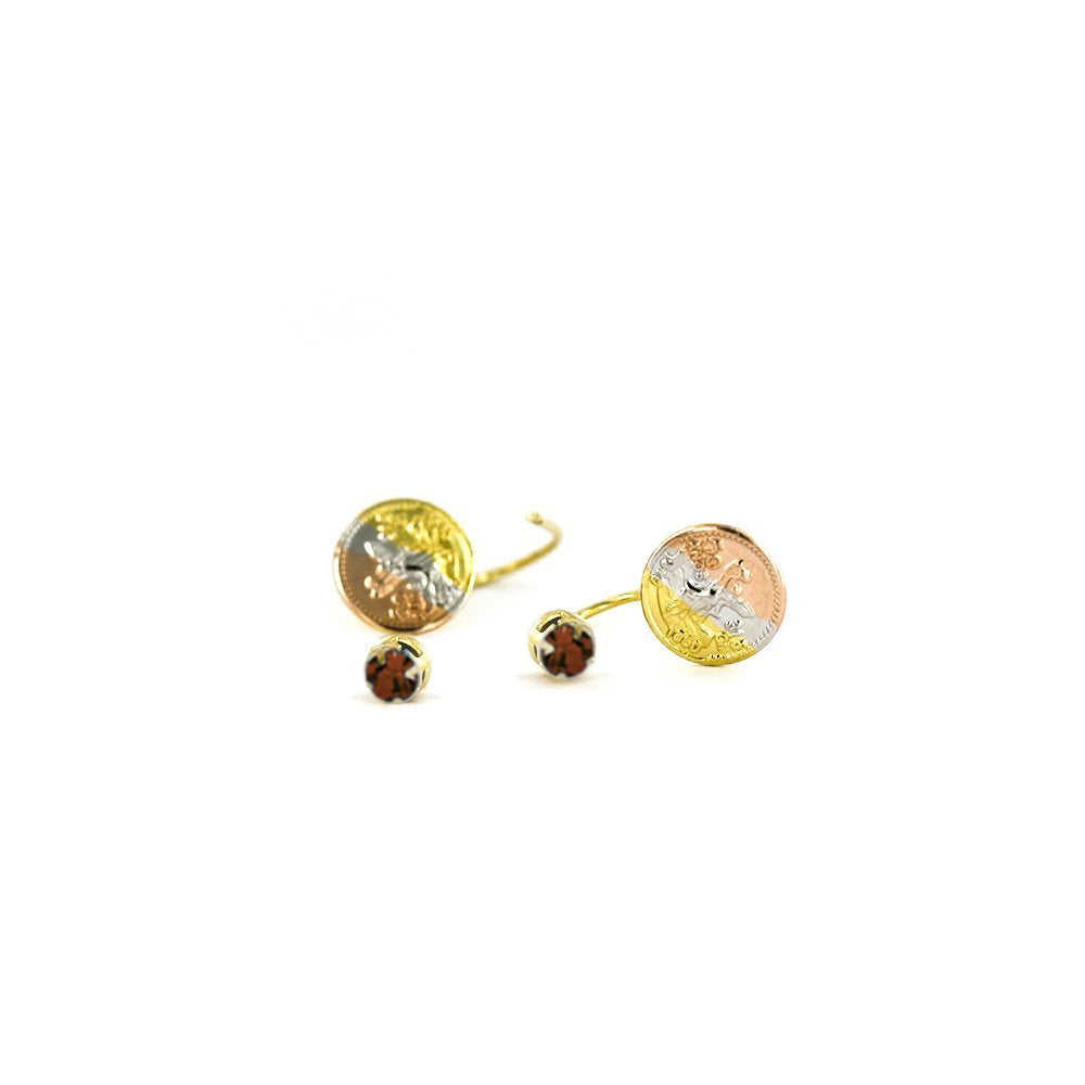 10 MM Centinario Telephone Earrings ET 18A