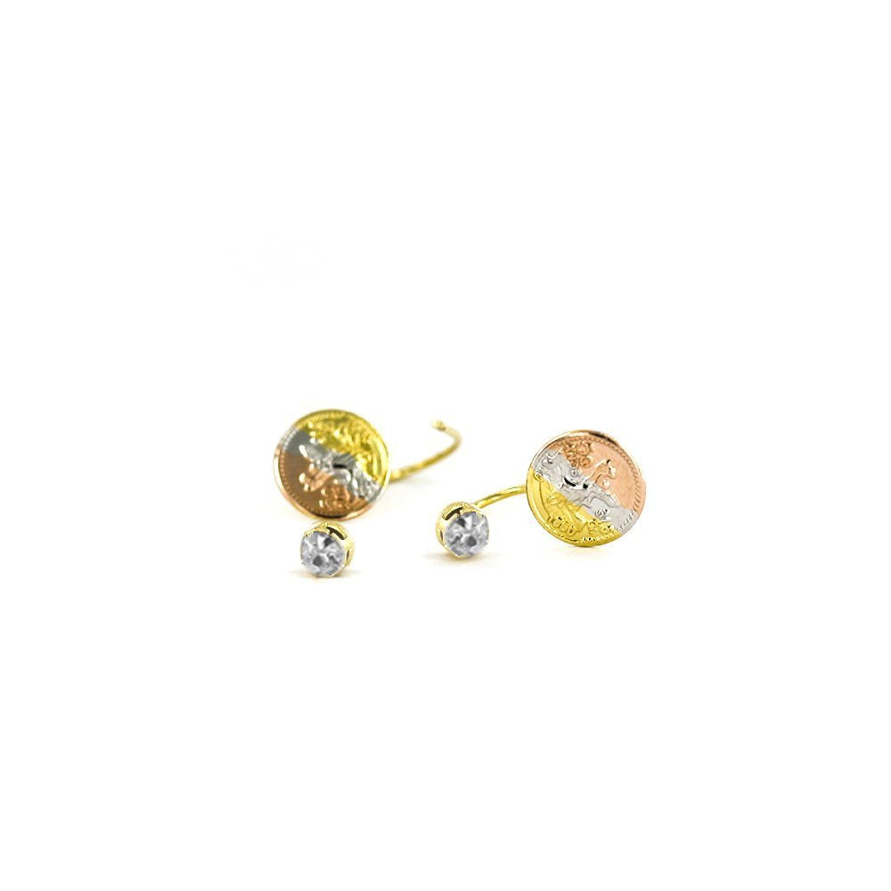 10 MM Centinario Telephone Earrings ET 18A