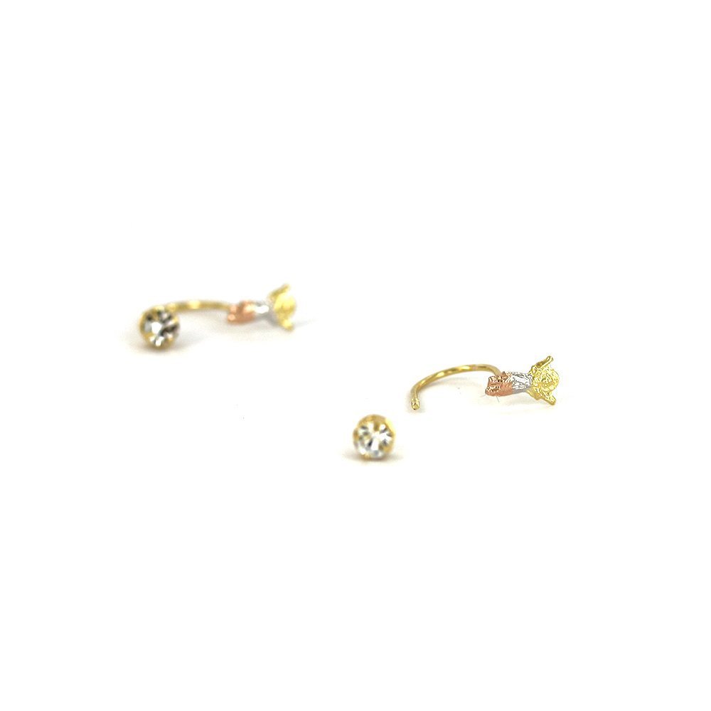 8 MM Divini Nino Telephone Earrings ET 5B