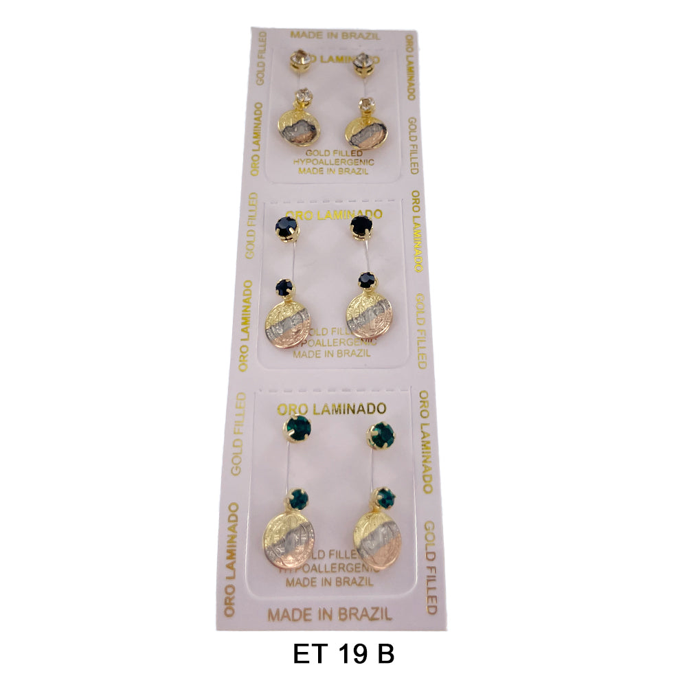 Coin Telephone Earrings ET 19B