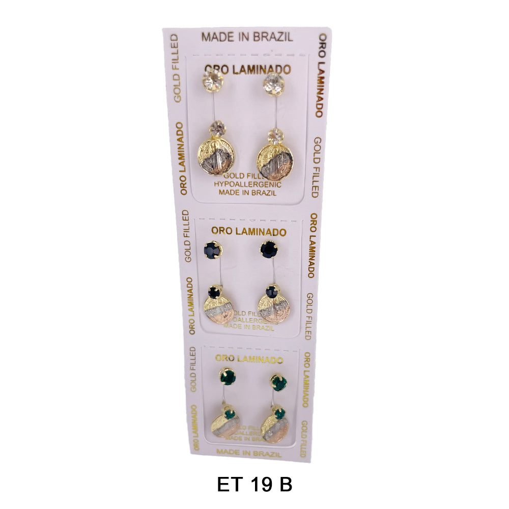 Coin Telephone Earrings ET 19B