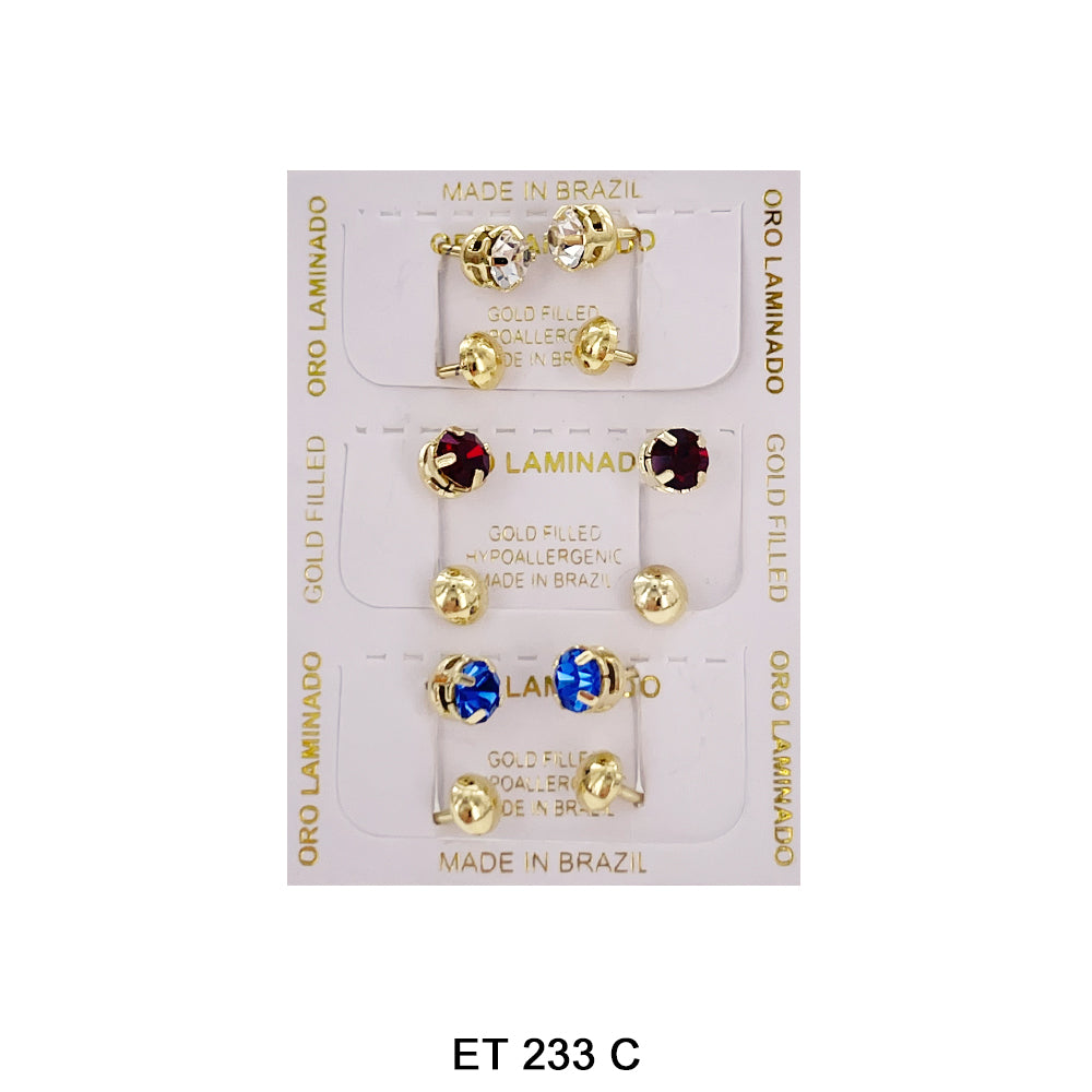 Stones Telephone Earrings ET 233 C