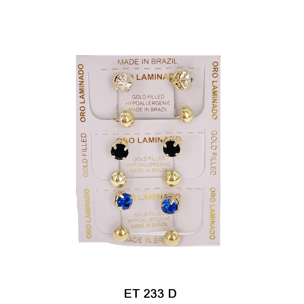 Stones Telephone Earrings ET 233 D