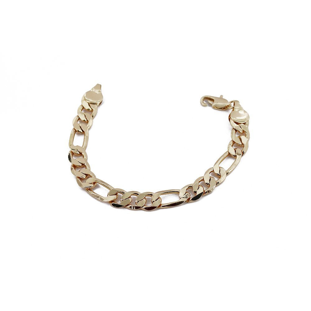 9.5 MM Figaro Bracelet FG95G 8"