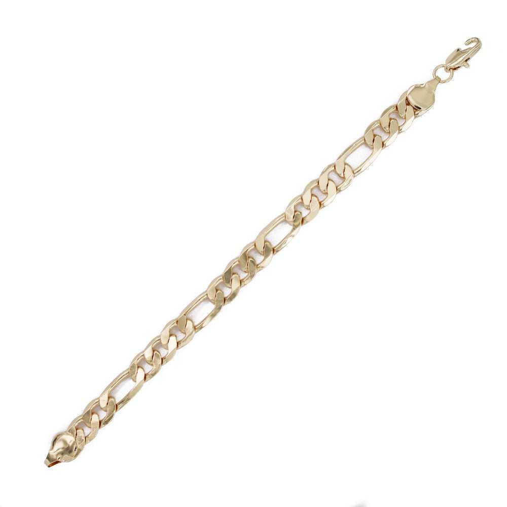 9.5 MM Figaro Bracelet FG95G 8"