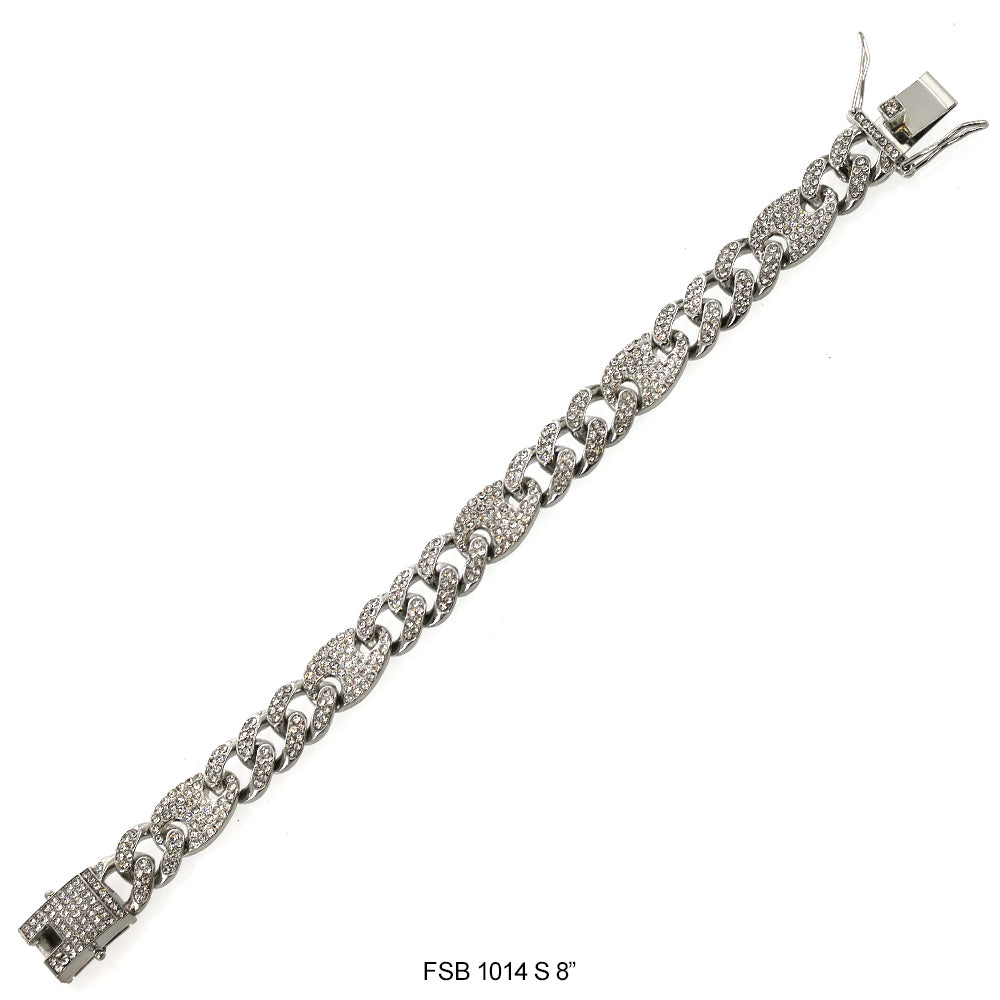 Hip Hop Bracelet FSB 1014 S 8"