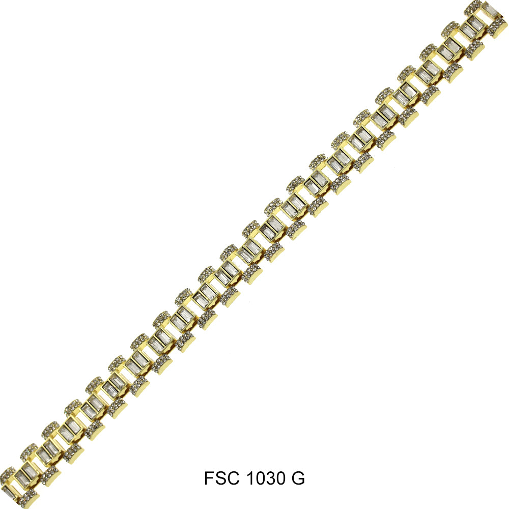 18 MM CZ Stones Chain FSC 1030 G