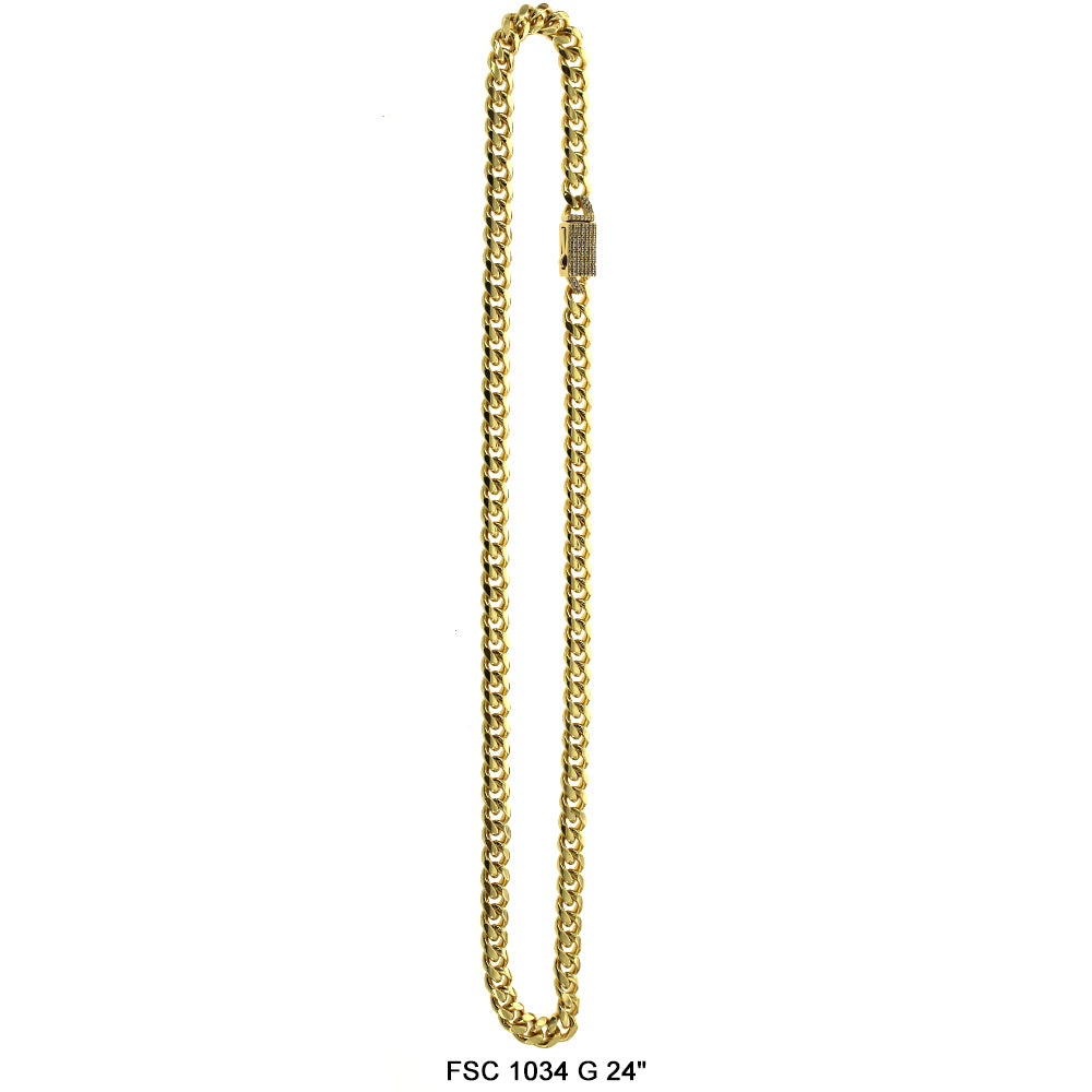 9 MM Cuban Chain FSC 1034 G 24"