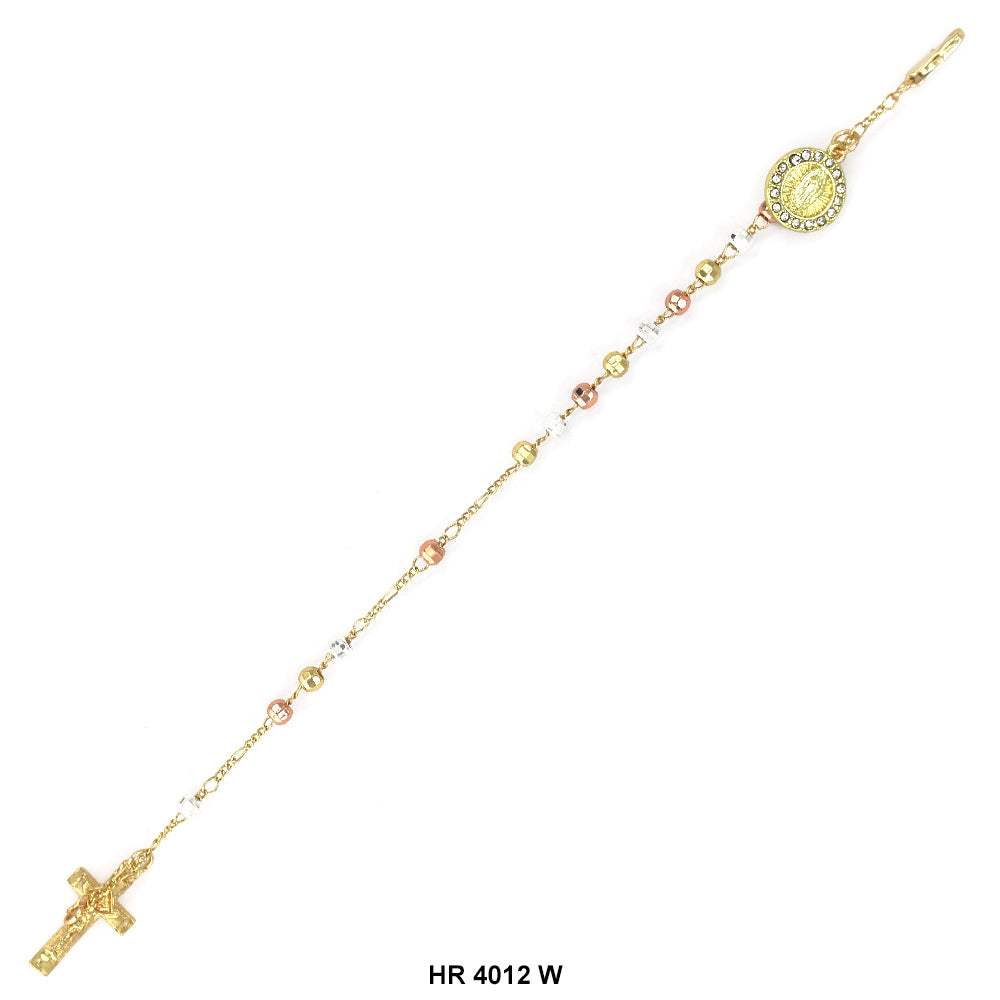 4 MM Guadalupe Hand Rosary HR 4012 W