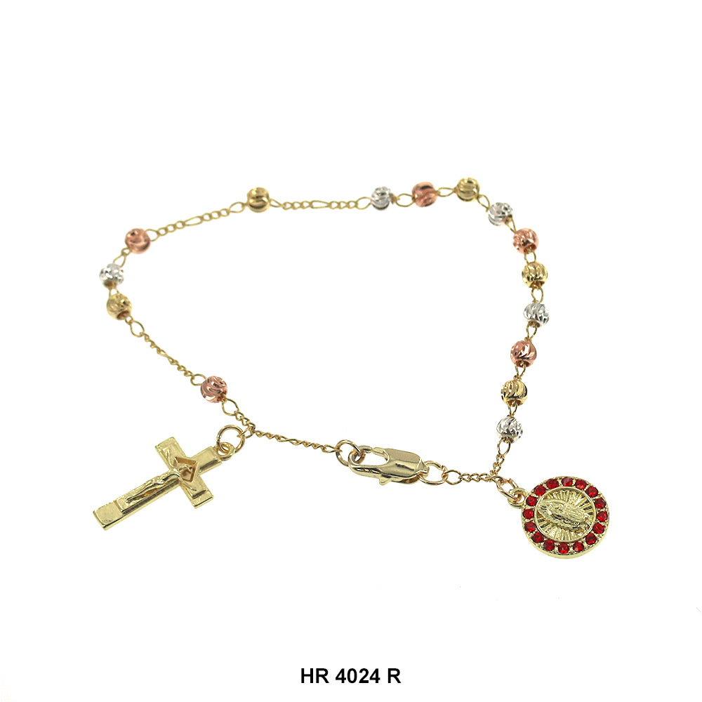 4 MM Guadalupe Hand Rosary HR 4024 R