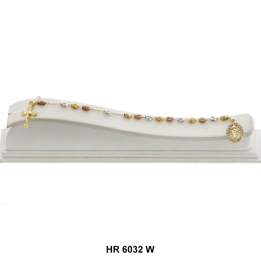 6 MM Hand Rosary San Judas HR 6032 W