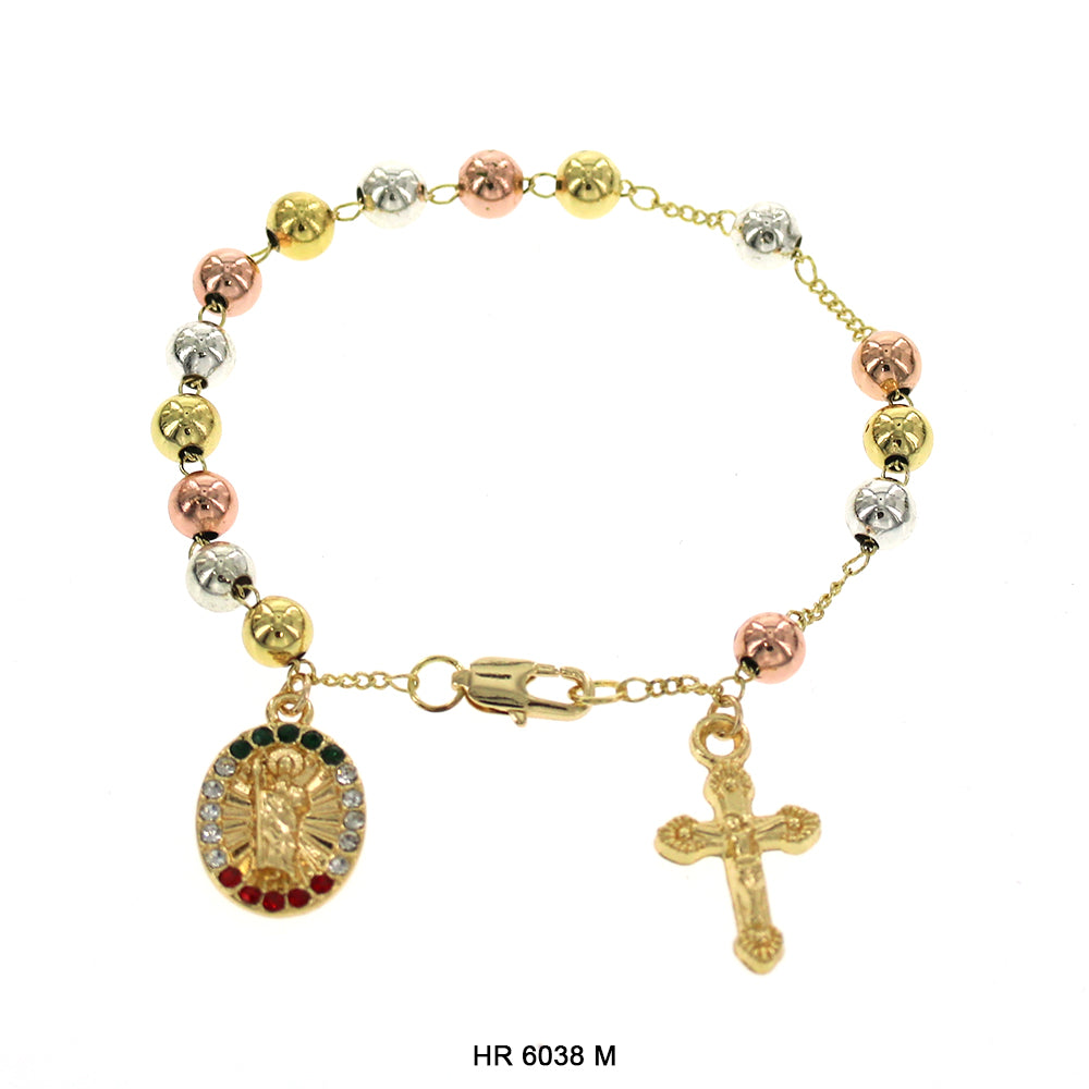 6 MM Hand Rosary San Judas HR 6038 M