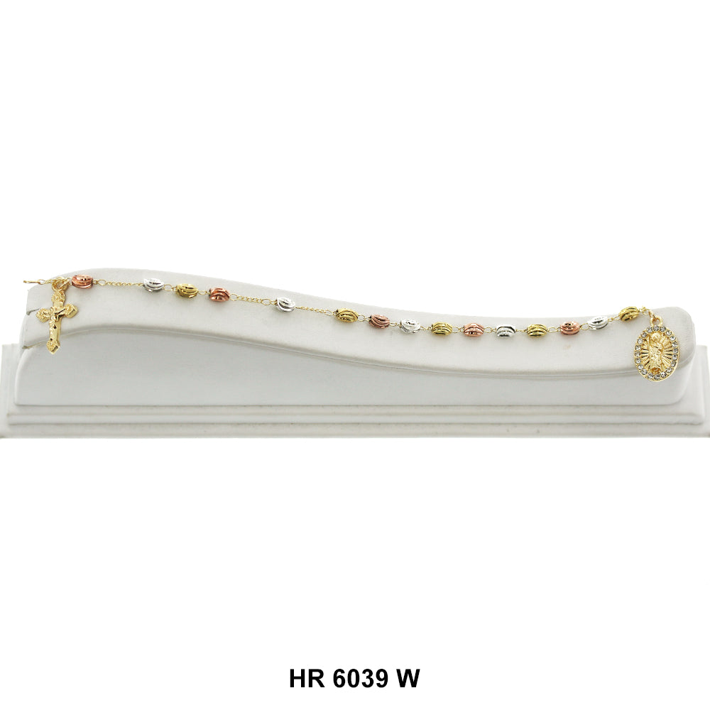 6 MM Hand Rosary San Judas HR 6039 W