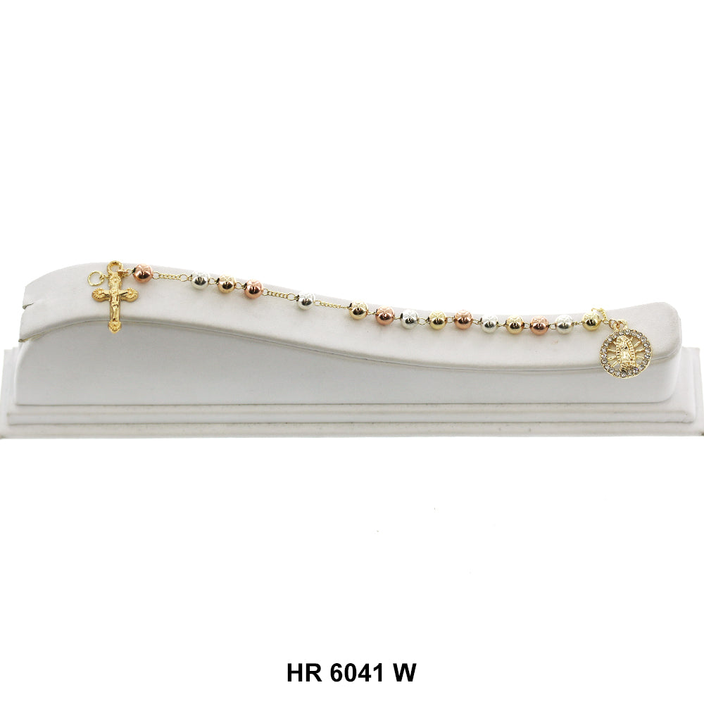 6 MM Hand Rosary Guadalupe HR 6041 W