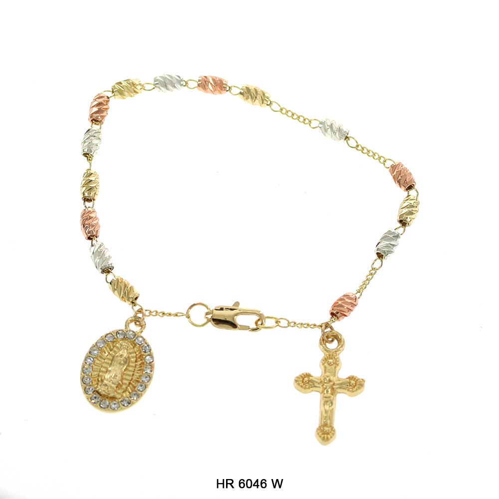 6 MM Hand Rosary Guadalupe HR 6046 W