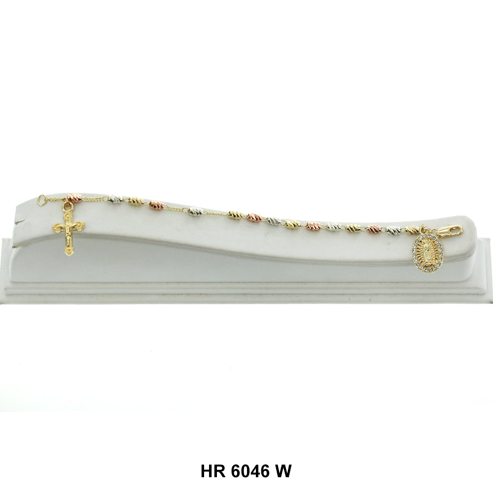 6 MM Hand Rosary Guadalupe HR 6046 W