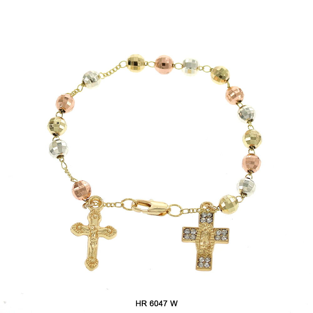 6 MM Hand Rosary Guadalupe HR 6047 W